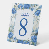 Signe De Table Élégant Mariage de script classique moderne (Recto)