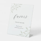 Signe De Table Elégant mariage Sage Favoriser (Recto)