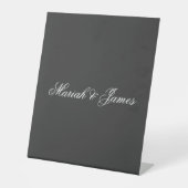 Signe De Table Élégant minimaliste moderne (Recto)