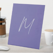 Signe De Table Élégant Moderne Monogramme de Nom Propre (In SItu)
