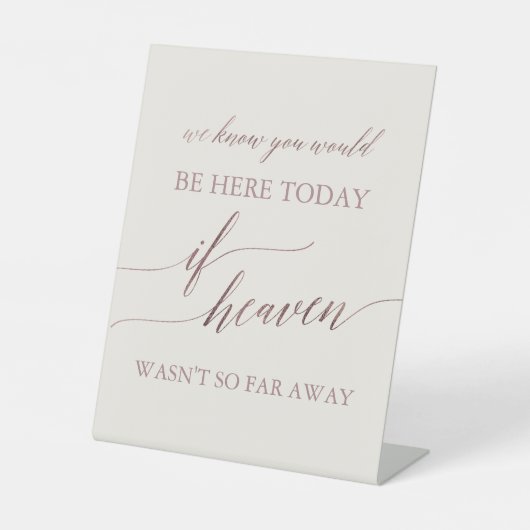 Signe De Table Élégant or Rose | Le Ciel d'Ivoire n'était pas loi (Recto)