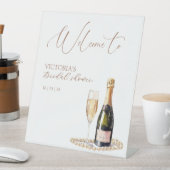 Signe De Table Elegant Pearls & Prosecco Fête des mariées Bienven (In SItu)