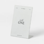 Signe De Table Elegant, Personalized Table Numbers (Recto)