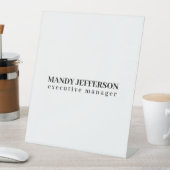 Signe De Table Élégant professionnel minimaliste moderne ajouter (In SItu)
