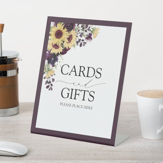 Signe De Table Élégant prune pourpre (In SItu)