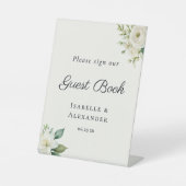 Signe De Table Elegant Romantic Guest Book (Recto)