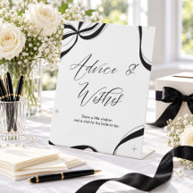 Élégant Ruban Noir Perle Mariage Conseils
