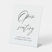 Signe De Table Élégant Rustique Siège ouvert Signal, Trouvez Votr (Recto)