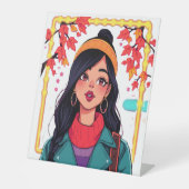 Signe De Table Elegant Wedding Table Sign (Recto)