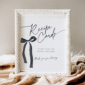 Signe De Table Elégante Black Bow She's Tying the Knot Recette Ca