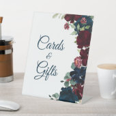 Signe De Table Elégante Bourgogne & Marine Cartes et Cadeaux de D (In SItu)