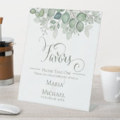 Signe De Table Élégante calligraphie Script Mariage Faveurs (In SItu)