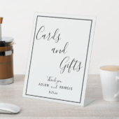 Signe De Table Élégante carte de mariage moderne et cadeaux (In SItu)