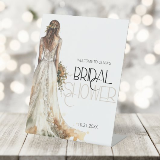 Signe De Table Élégante Fête des mariées de Mariage de mariée Bie