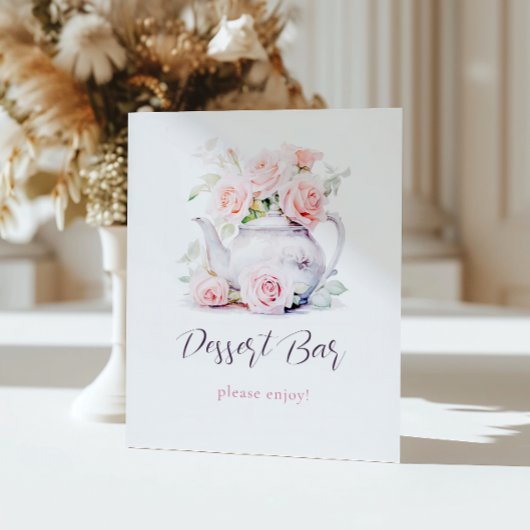 Signe De Table Elégante Fête des mariées Thé Party Dessert Bar