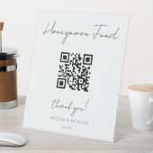 Signe De Table Élégante signature manuscrite Mariage Honeymoon Fu (In SItu)