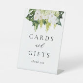 Signe De Table Elégante verdure Cartes de Mariage et Cadeaux (Recto)