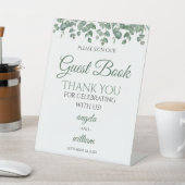 Signe De Table Elégante verdure Eucalyptus Feuille invité Mariage (In SItu)