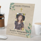 Signe De Table Élégante verdure Orthodoxe funérailles chrétiennes (In SItu)