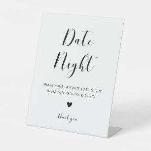 Signe De Table Elégantes idées de nuit noir et blanc