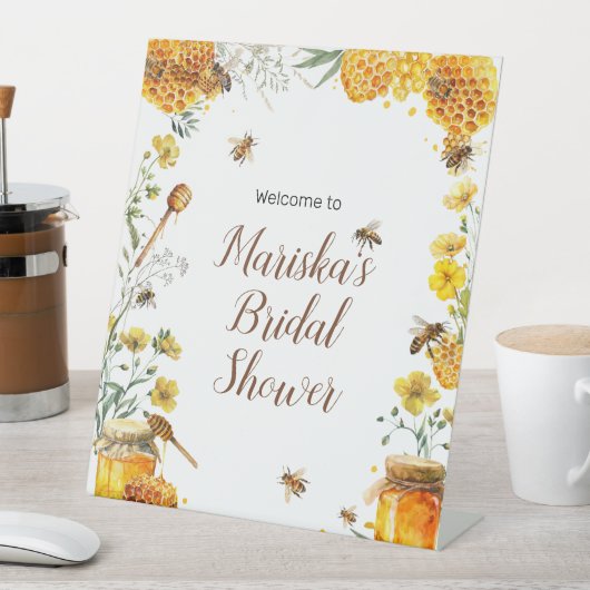 Signe De Table Elle a trouvé sa Fête des mariées de miel (In SItu)