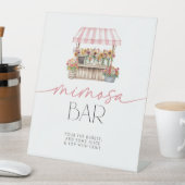 Signe De Table Elle est au Market Mimosa Bar (In SItu)