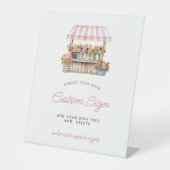 Signe De Table Elle est hors du marché Custom (Recto)