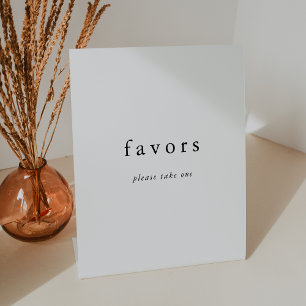 Signe De Table EMELIA Blanc Noir Rustique Simple Mariage Favorise