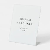 Signe De Table EMELIA Rustique Simple moderne Boho personnalisé m (Recto)