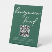 Signe De Table Emerald Green Honeymoon Fund Code QR (Recto)