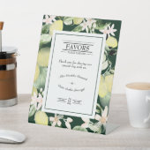 Signe De Table Émeraude Fleur de citron vert Faveur mariage (In SItu)