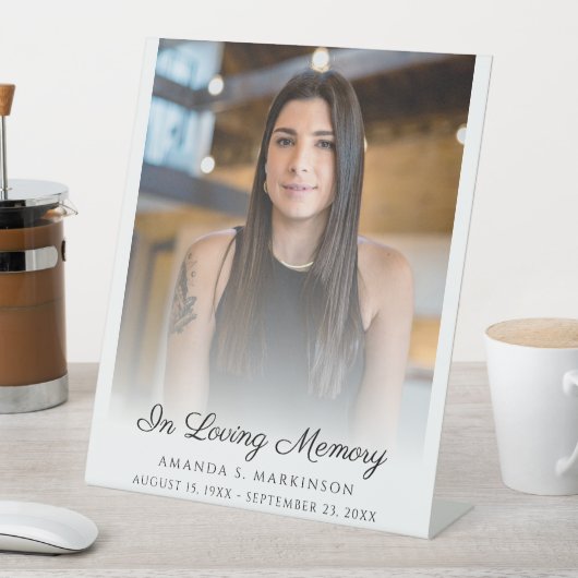 Signe De Table En Mémoire Amoureuse Photo Service funéraire simpl (In SItu)