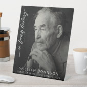 Signe De Table En mémoire d'amour Souvenir Photo Funérailles (In SItu)