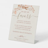 Signe De Table En remplacement des faveurs du Mariage bohème don (Recto)