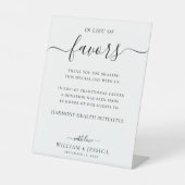 Signe De Table En remplacement des faveurs Élégant mariage don (Recto)