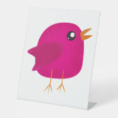 Signe De Table Enfants mignonette birdy (Recto)