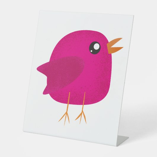Signe De Table Enfants mignonette birdy (Recto)