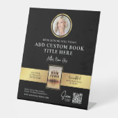 Signe De Table Enregistrement Signer l'événement Auteur Photo QR  (Recto)