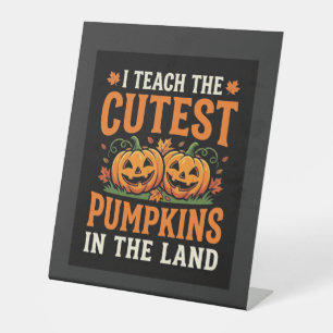 Signe De Table Enseignant Halloween Citrouilles Les Plus Mignonne