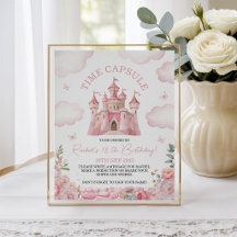 Enseigne 8x10 capsule temporelle Château Princesse