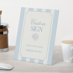 Signe De Table Enseigne de piédestal personnalisée pour enterreme