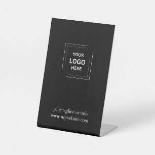 Signe De Table Enseigne de socle de table en logo noir pour entre