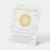 Signe De Table Enseigne de table capsule temporelle Sunshine (Recto)
