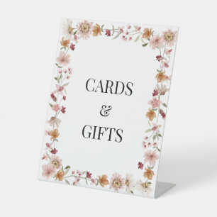 Signe De Table Enseigne Rustic Cards et Cadeaux