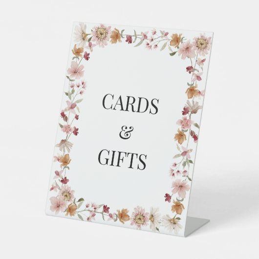 Signe De Table Enseigne Rustic Cards et Cadeaux (Recto)