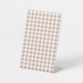 Signe De Table Enseigne sur socle (Recto)