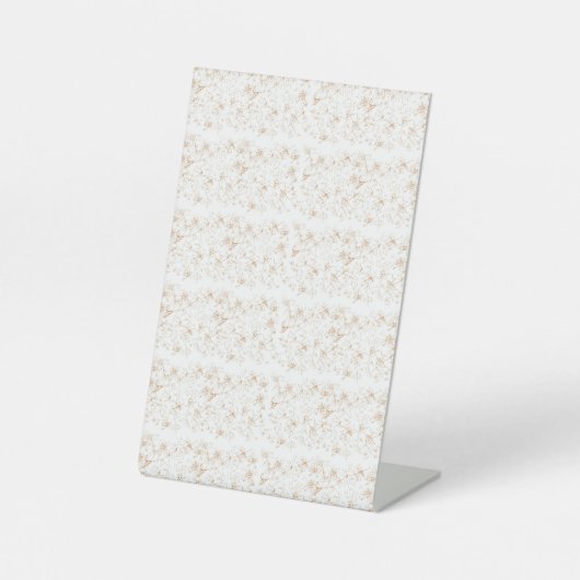 Signe De Table Enseigne sur socle (Recto)
