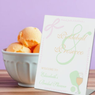 Signe De Table Enterrement de vie de jeune fille Pickleball et Pr