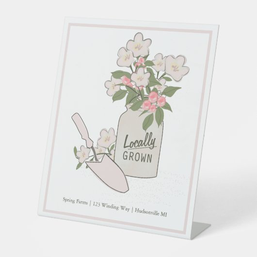 Signe De Table Entreprise Agricole Locale (Recto)