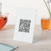 Signe De Table Entreprise de code QR personnalisé (In SItu)